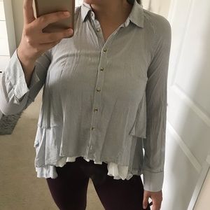 🔥SOLD on cross post🔥 Free People longsleeve Sz S